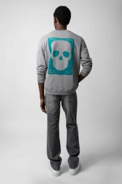 Zadig & Voltaire Stony Sweatshirt Iron -Zadig & Voltaire Shop JMSS00232 IRON 4 1