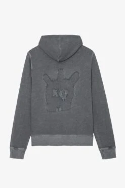 Zadig & Voltaire Alex Skull Sweatshirt Anthracite -Zadig & Voltaire Shop JMSS00236 ANTHRACITE 1