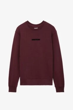 Zadig & Voltaire Simba Sweatshirt Cherry Red -Zadig & Voltaire Shop JMSS00237 CHERRY RED