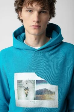 Zadig & Voltaire Sanchi Photoprint Sweatshirt Duck -Zadig & Voltaire Shop JMSS00238 DUCK 4