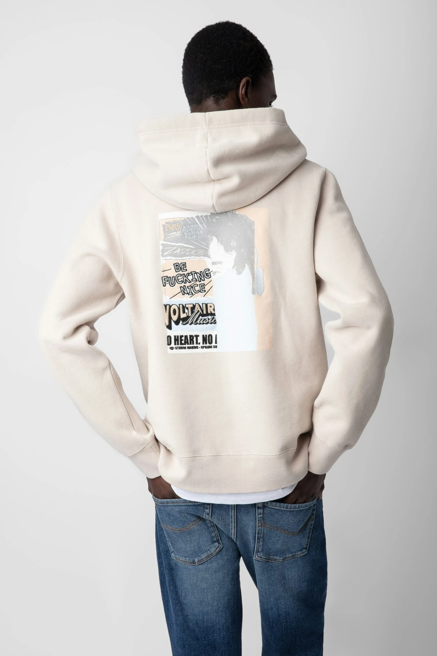Zadig & Voltaire Soda Sweatshirt Naturel 2 Zadig & Voltaire Soda Sweatshirt Naturel - Image 2