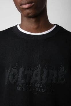 Zadig & Voltaire Simba Sweatshirt Black -Zadig & Voltaire Shop JMSS00245 NOIR 4 1