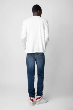 Zadig & Voltaire Monastir Henley T-shirt Judo -Zadig & Voltaire Shop JMTN00241 JUDO 5
