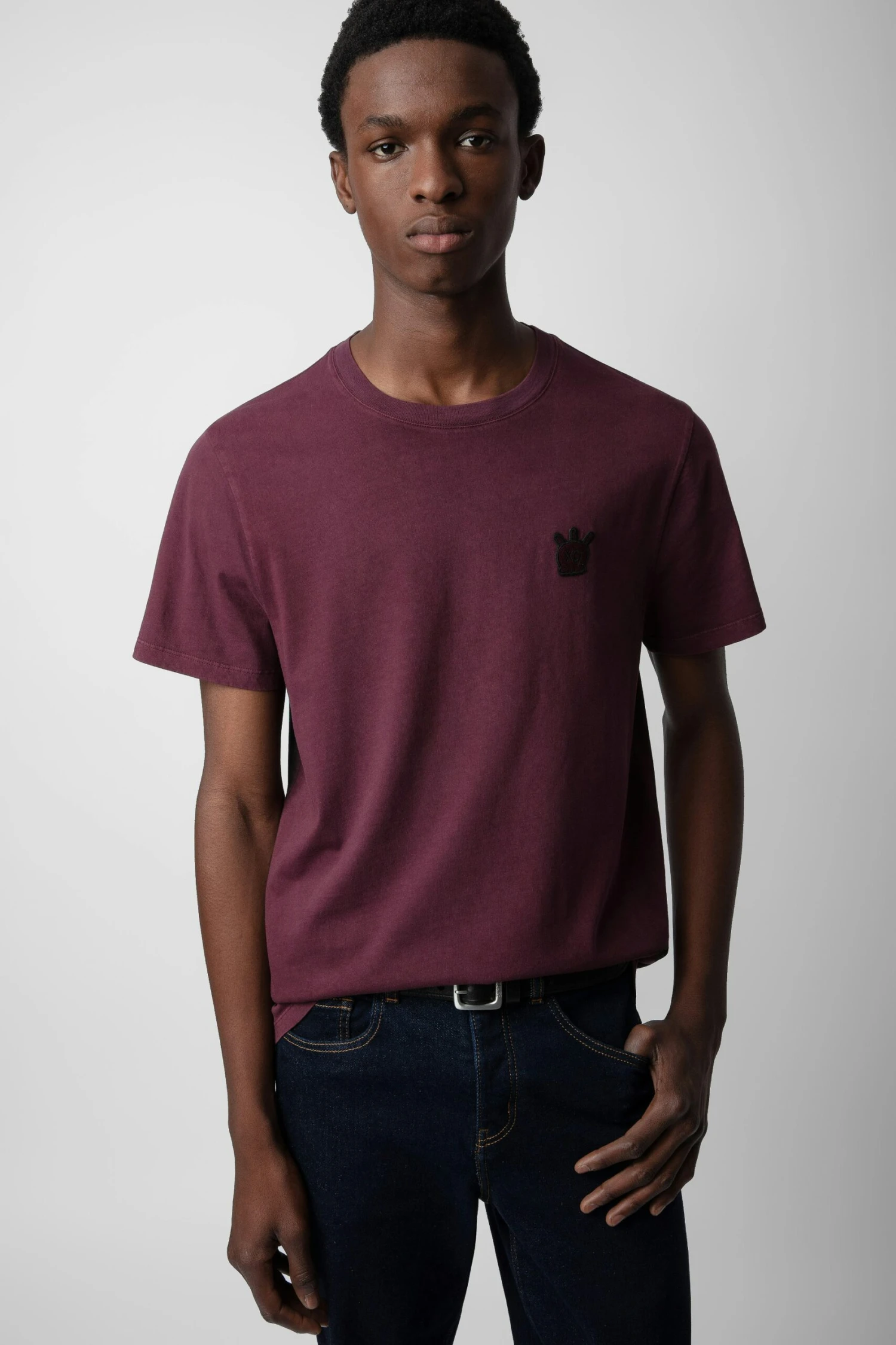 Zadig & Voltaire Tommy Skull XO T-shirt Cherry Red 2 Zadig & Voltaire Tommy Skull XO T-shirt Cherry Red - Image 2