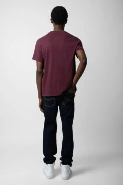 Zadig & Voltaire Tommy Skull XO T-shirt Cherry Red 8 Zadig & Voltaire Tommy Skull XO T-shirt Cherry Red -Zadig & Voltaire Shop JMTS00001 CHERRY RED 5