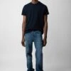 Zadig & Voltaire Jimmy T-Shirt Encre