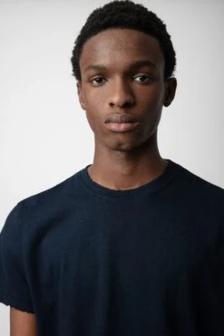 Zadig & Voltaire Jimmy T-Shirt Encre -Zadig & Voltaire Shop JMTS00628 ENCRE 4 1