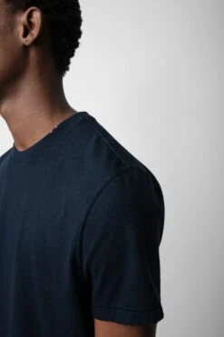 Zadig & Voltaire Jimmy T-Shirt Encre -Zadig & Voltaire Shop JMTS00628 ENCRE 5 1