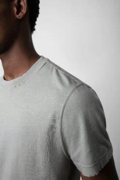 Zadig & Voltaire Jimmy T-Shirt Iron -Zadig & Voltaire Shop JMTS00628 IRON 4