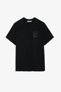 Zadig & Voltaire Teddy Skull T-shirt Black -Zadig & Voltaire Shop JMTS00630 NOIR