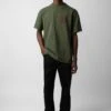 Zadig & Voltaire Teddy Skull T-shirt Used Kaki