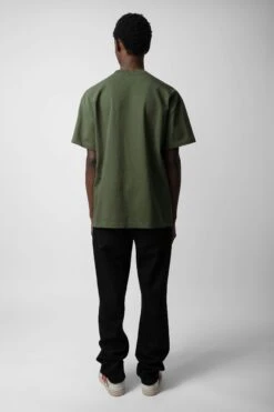 Zadig & Voltaire Teddy Skull T-shirt Used Kaki -Zadig & Voltaire Shop JMTS00630 USED KAKI 5