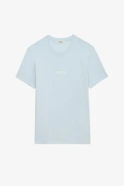 Zadig & Voltaire Jetty T-shirt Ciel -Zadig & Voltaire Shop JMTS00634 CIEL
