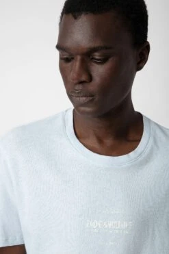 Zadig & Voltaire Jetty T-shirt Ciel -Zadig & Voltaire Shop JMTS00634 CIEL 4