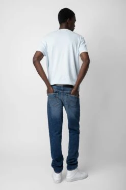 Zadig & Voltaire Jetty T-shirt Ciel -Zadig & Voltaire Shop JMTS00634 CIEL 5