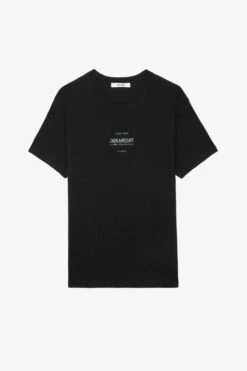 Zadig & Voltaire Jetty T-shirt Black -Zadig & Voltaire Shop JMTS00634 NOIR