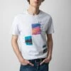 Zadig & Voltaire Ted Photoprint T-shirt Gris Chine Clair
