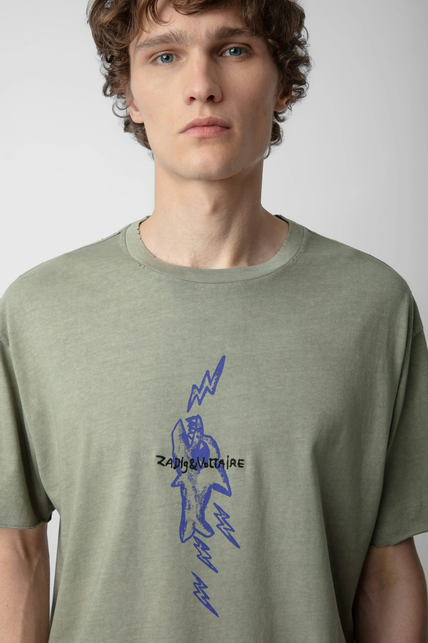 Zadig & Voltaire Thilo T-shirt Trellis 3 Zadig & Voltaire Thilo T-shirt Trellis - Image 3