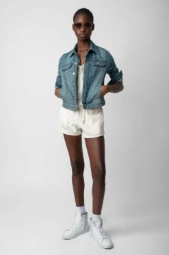 Zadig & Voltaire Smiley Shorts Petale