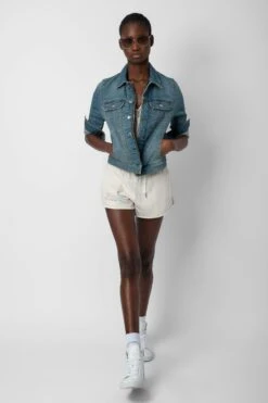 Zadig & Voltaire Smiley Shorts Petale -Zadig & Voltaire Shop JWBS00008 PETALE 4