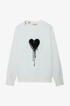 Zadig & Voltaire Oscar Heart Sweatshirt Judo -Zadig & Voltaire Shop JWSS00576 JUDO