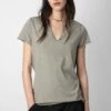 Zadig & Voltaire Insignia Henley T-shirt Trellis