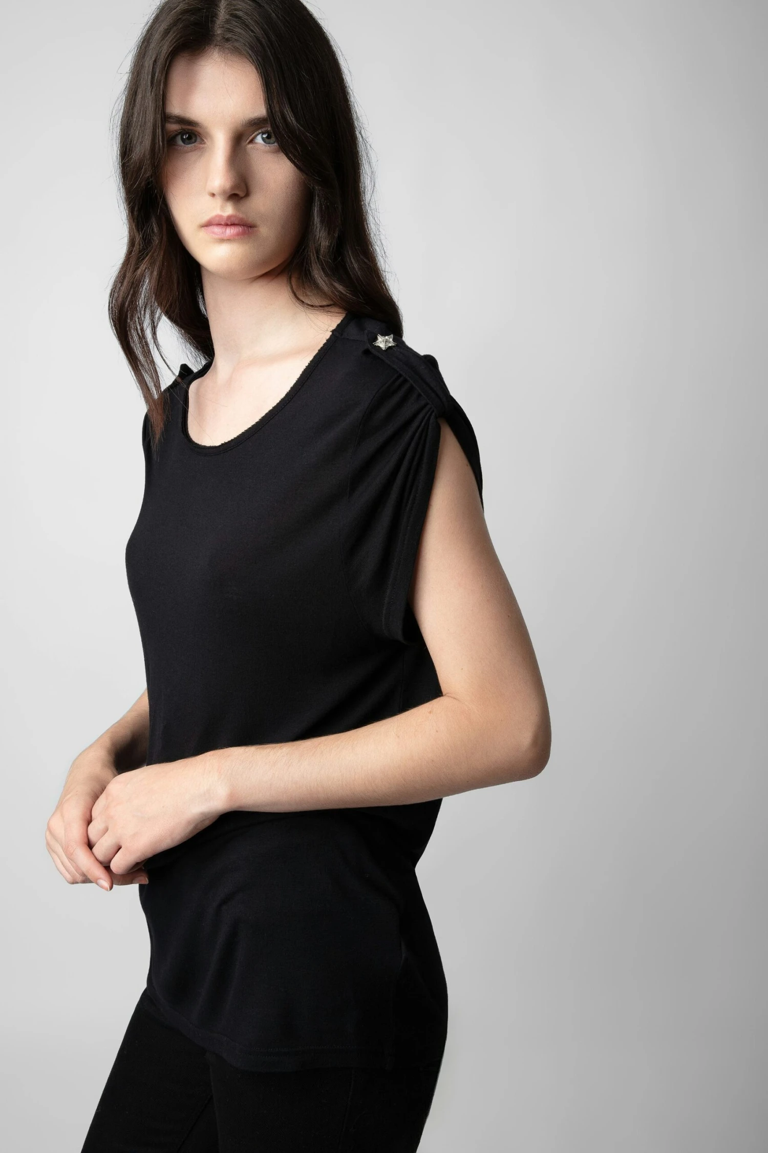 Zadig & Voltaire Donate Jewellery T-shirt Black 1 Zadig & Voltaire Donate Jewellery T-shirt Black