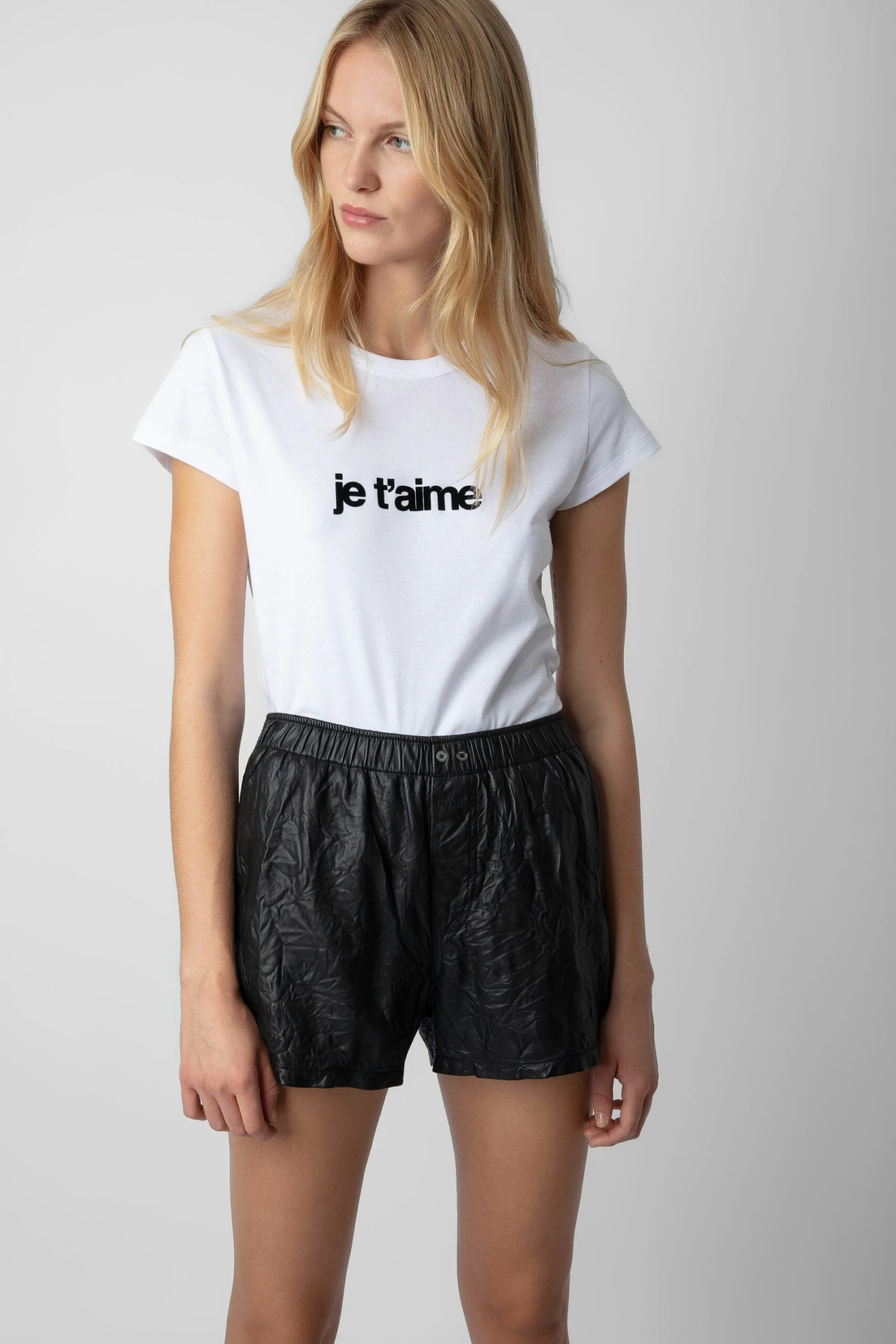 Zadig & Voltaire Woop Je T’aime T-shirt White 2 Zadig & Voltaire Woop Je T’aime T-shirt White - Image 2