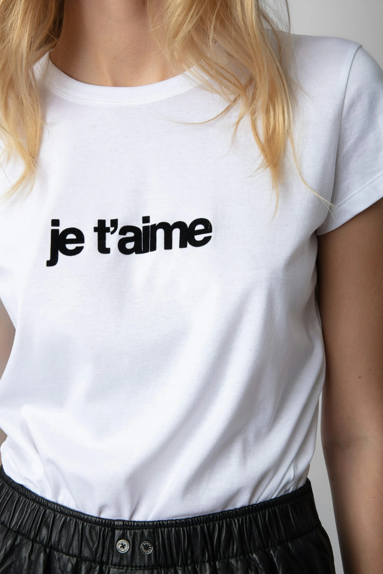 Zadig & Voltaire Woop Je T’aime T-shirt White 3 Zadig & Voltaire Woop Je T’aime T-shirt White - Image 3
