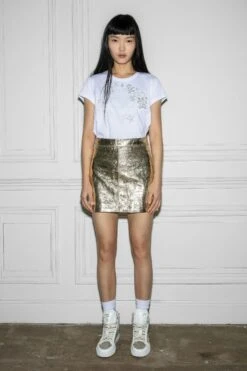 Zadig & Voltaire Woop Insignia T-shirt White -Zadig & Voltaire Shop JWTS01625 BLANC 9