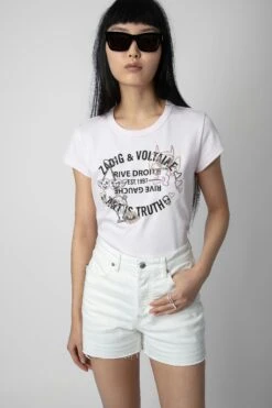 Zadig & Voltaire Woop Insignia T-shirt Parme