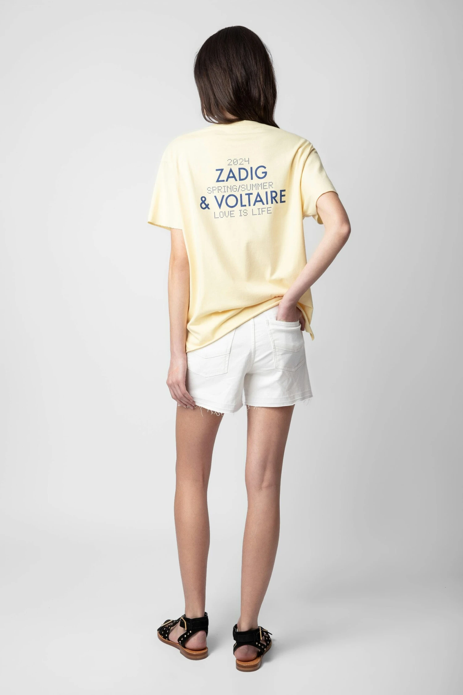 Zadig & Voltaire Tommer Diamanté Photoprint T-shirt Shea 4 Zadig & Voltaire Tommer Diamanté Photoprint T-shirt Shea - Image 4