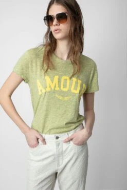 Zadig & Voltaire Walk Amour T-shirt Cedra 7 Zadig & Voltaire Walk Amour T-shirt Cedra -Zadig & Voltaire Shop JWTS01631 CEDRA 4
