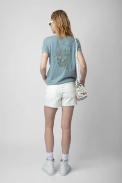 Zadig & Voltaire Story Fishnet T-shirt Glacier 10 Zadig & Voltaire Story Fishnet T-shirt Glacier -Zadig & Voltaire Shop JWTS01643 GLACIER 5