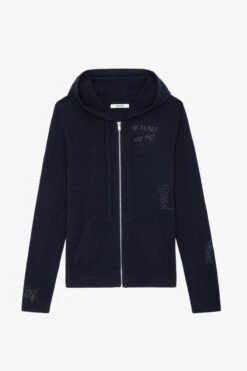 Zadig & Voltaire Clash Cardigan Encre -Zadig & Voltaire Shop KMCA00219 ENCRE