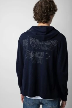 Zadig & Voltaire Clash Cardigan Encre -Zadig & Voltaire Shop KMCA00219 ENCRE 5