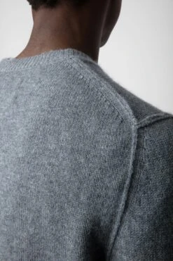 Zadig & Voltaire Kennedy Cashmere Sweater Gris Moyen -Zadig & Voltaire Shop KMSW00679 GRIS MOYEN 6