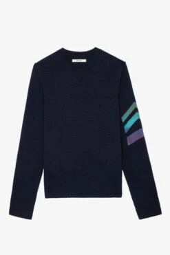 Zadig & Voltaire Kennedy Cashmere Sweater Encre -Zadig & Voltaire Shop KMSW00691 ENCRE