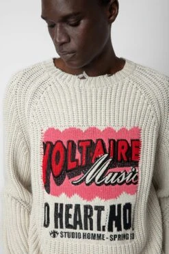 Zadig & Voltaire Tim Sweater Naturel -Zadig & Voltaire Shop KMSW00692 NATUREL 5