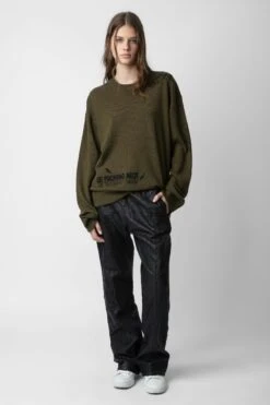 Zadig & Voltaire Marko Sweater Used Kaki -Zadig & Voltaire Shop KMSW00695 USED KAKI 12