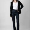 Zadig & Voltaire Cosany Diamanté Cashmere Cardigan Black