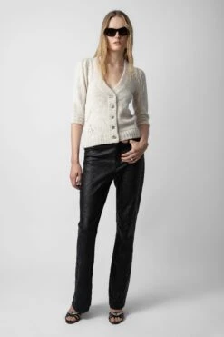 Zadig & Voltaire Betsy Cardigan Ecru
