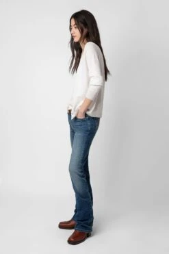 Zadig & Voltaire Jemmy Jewel Cardigan Neige 10 Zadig & Voltaire Jemmy Jewel Cardigan Neige -Zadig & Voltaire Shop KWCA00564 NEIGE 6