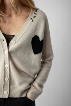 Zadig & Voltaire Mirka Cashmere Cardigan Judo 9 Zadig & Voltaire Mirka Cashmere Cardigan Judo -Zadig & Voltaire Shop KWCA00567 JUDO 4