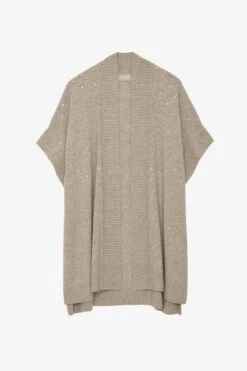 Zadig & Voltaire Indiany Cashmere Cardigan Light Beige -Zadig & Voltaire Shop KWCO00074 LIGHT BEIGE
