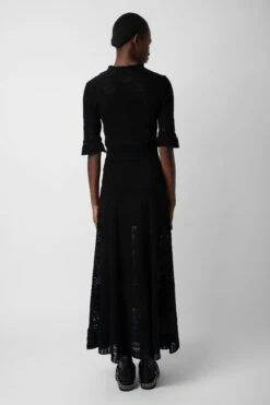 Zadig & Voltaire Memphis Dress Black -Zadig & Voltaire Shop KWDR00169 NOIR 5