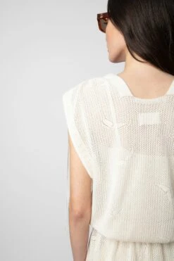 Zadig & Voltaire Alanis Dress Ecru -Zadig & Voltaire Shop KWDR00184 ECRU 7