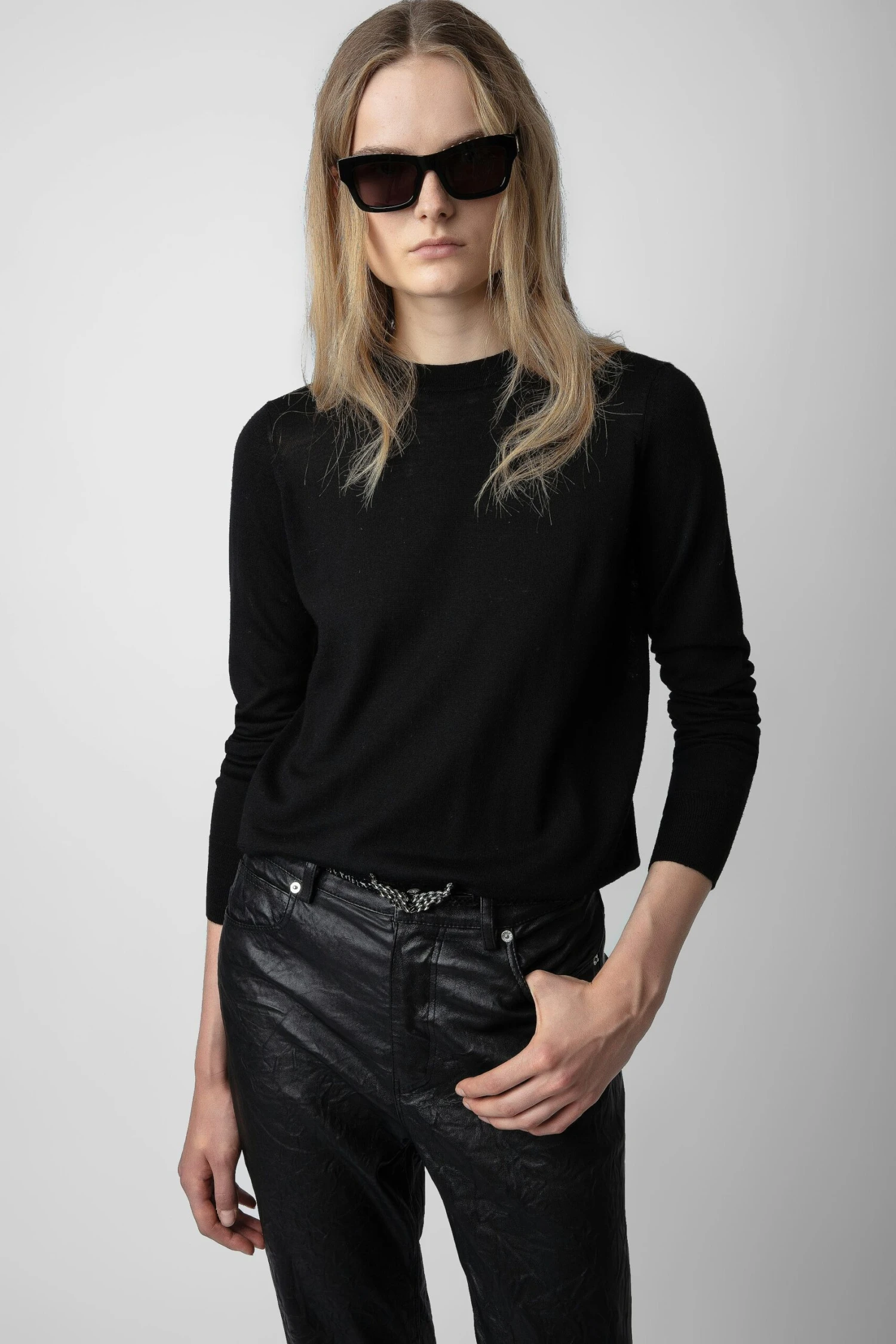 Zadig & Voltaire Emma Sweater Black 2 Zadig & Voltaire Emma Sweater Black - Image 2