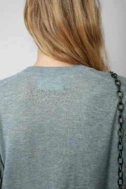 Zadig & Voltaire Life Cashmere Sweater Nuage -Zadig & Voltaire Shop KWSW01496 NUAGE 6