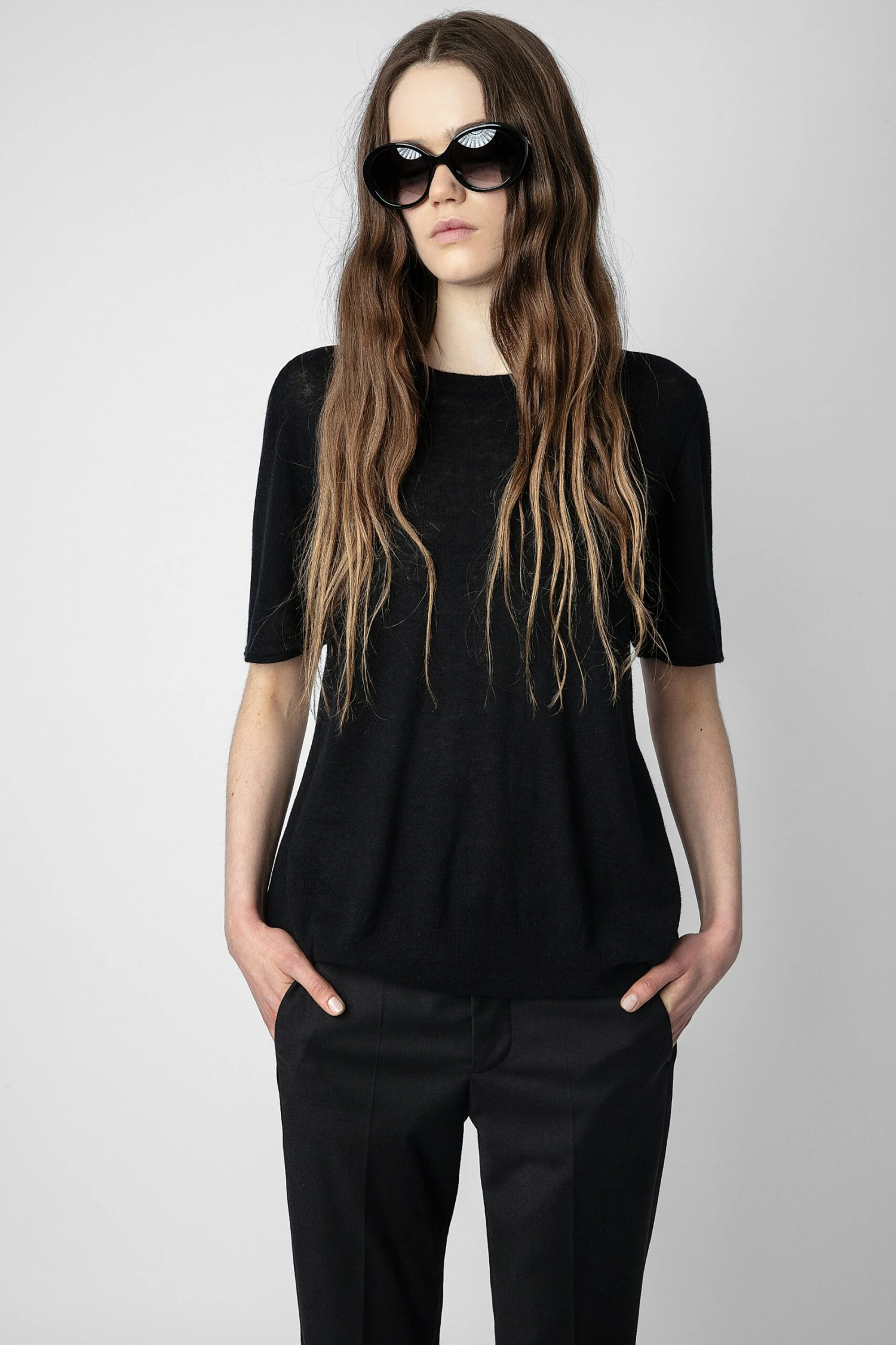 Zadig & Voltaire Ida Cashmere Sweater Black 2 Zadig & Voltaire Ida Cashmere Sweater Black - Image 2